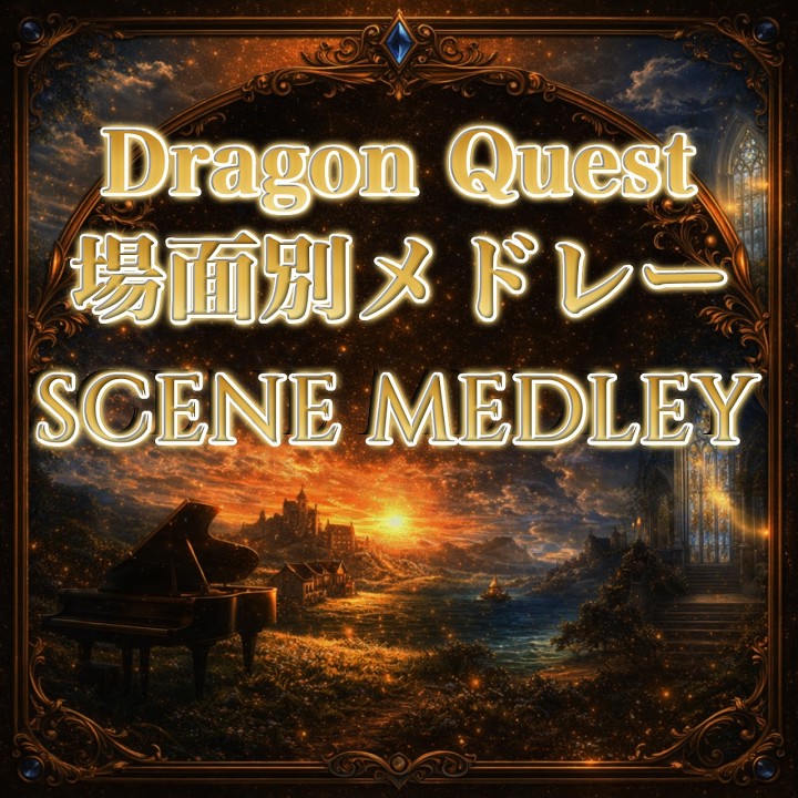 ドラクエ　場面別　ピアノメドレー